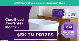 cbr sweepstakes|Cord blood .